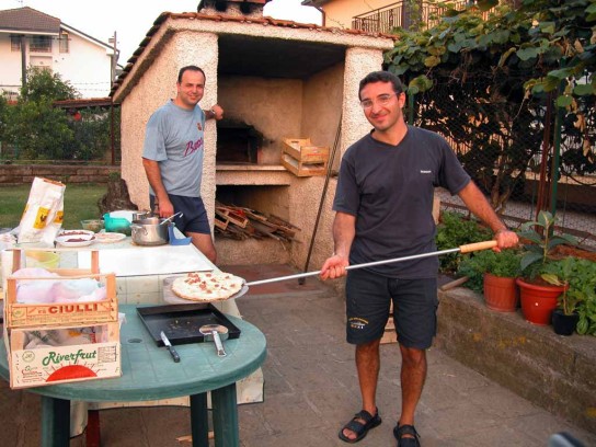 la pizza è prontaaaaa!!!