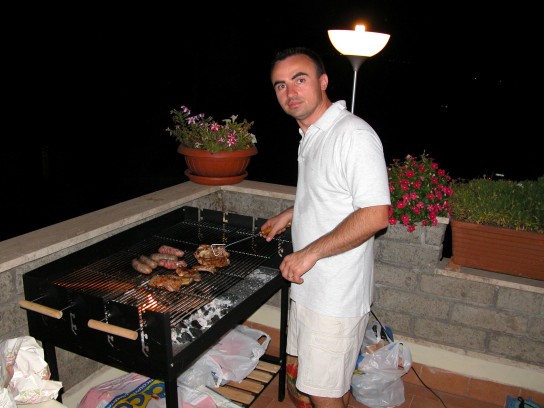 collaudo del nuovo BBQ