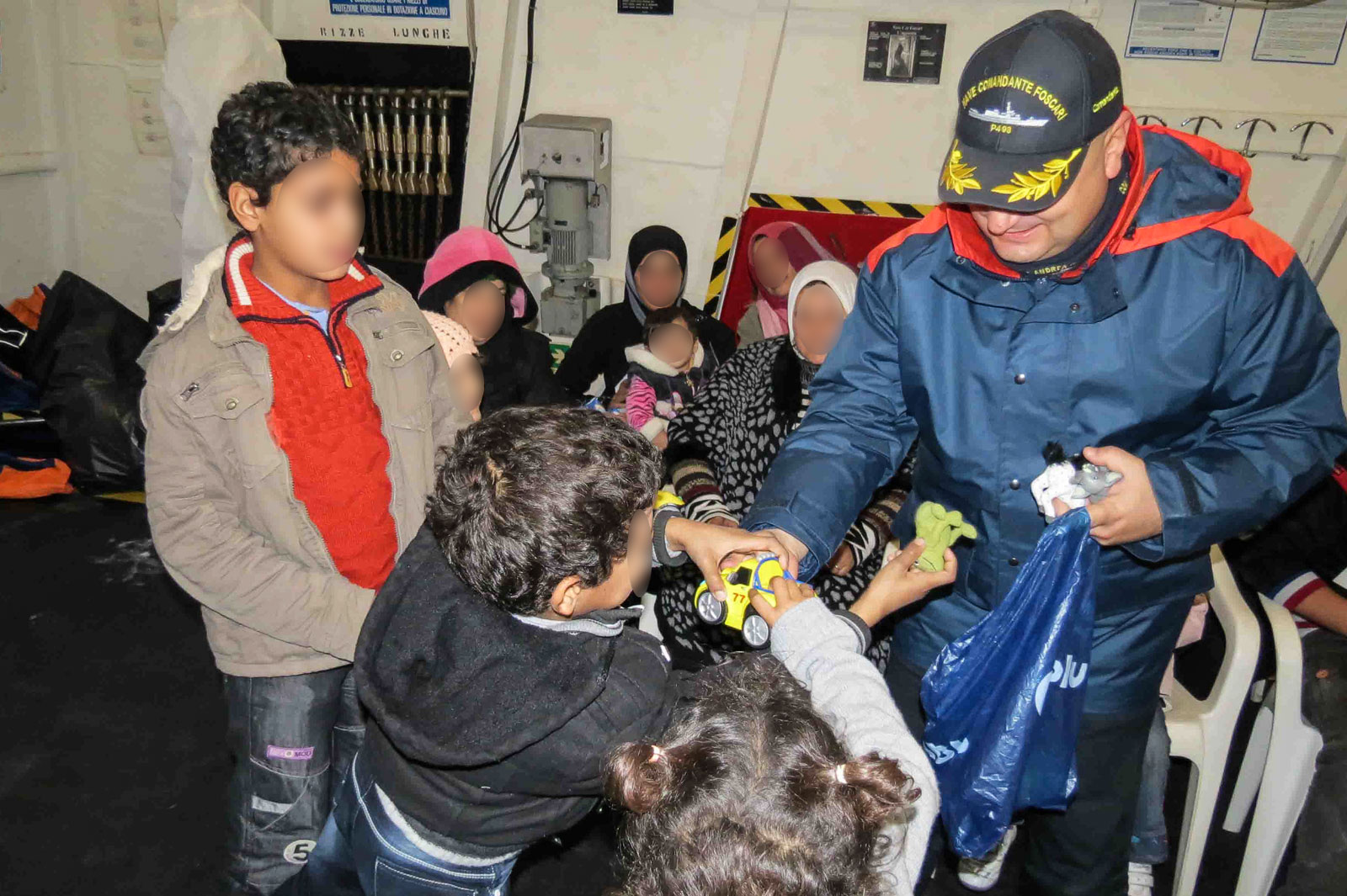 Nave Foscari in operazione