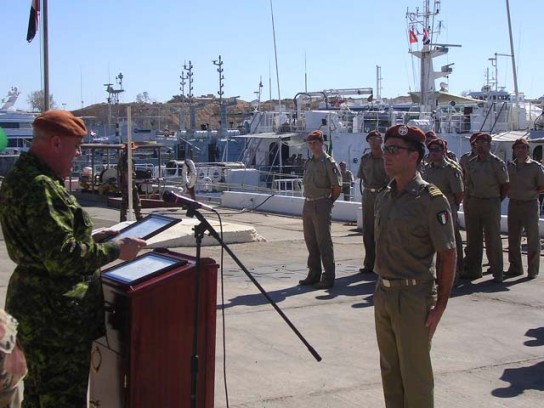 Riccardo Marchiò Comandante di Nave SENTINELLA