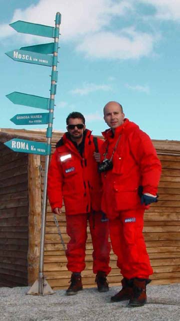 Alessandro Nobili in Antartide