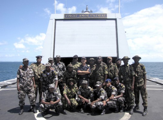 Cooperazione con la Marina del Mozambico