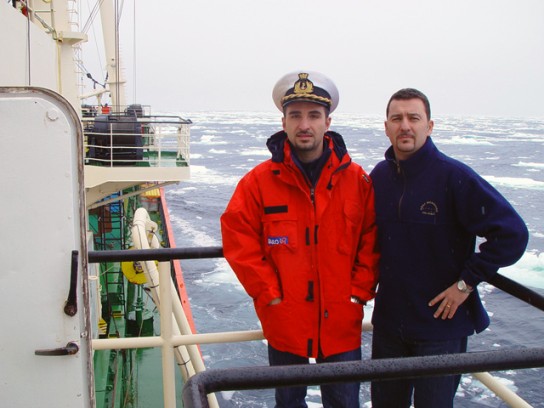 Valentino Rinaldi in Antartide