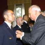 Marco Rebeggiani riceve l'Air Medal